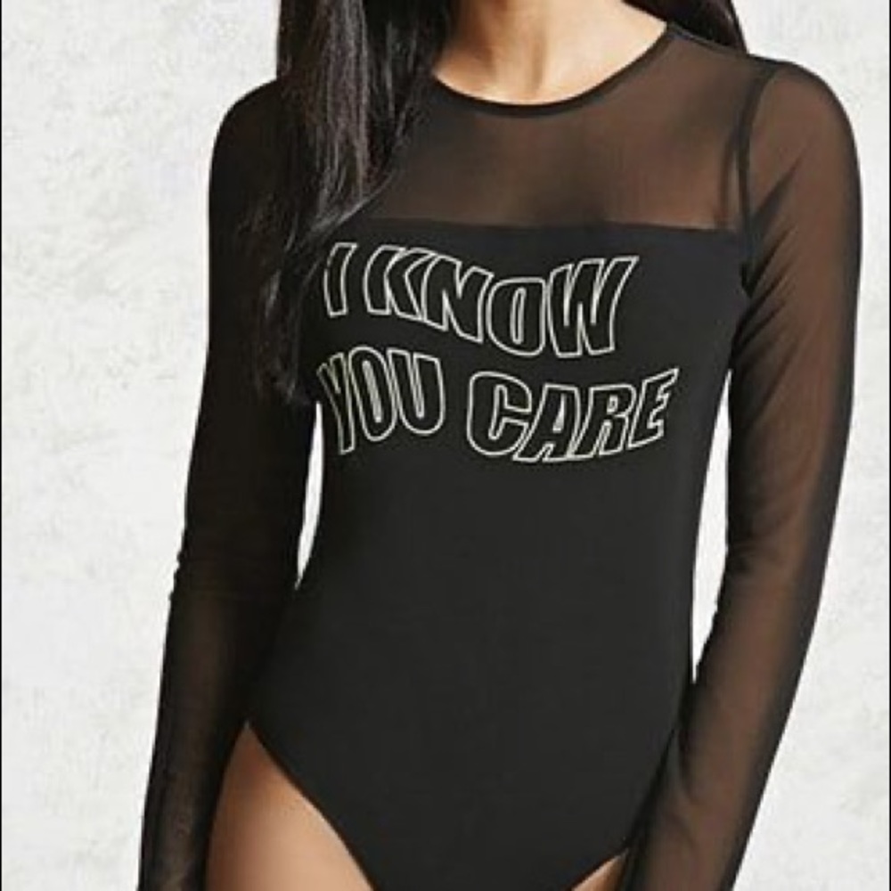 Forever 21 Mesh Bodysuit